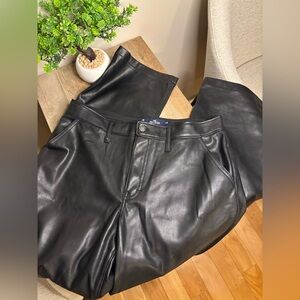 Hollister Faux Leather Pants